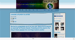 Desktop Screenshot of iriesensationradio.com